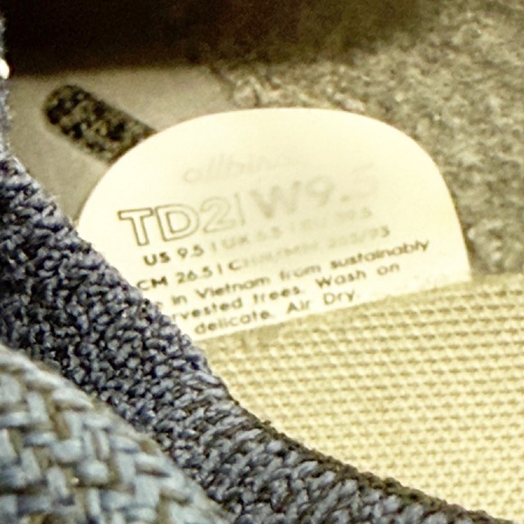 Allbirds Wool Tree Runners Women Navy Blue Lace Up Sneakers Size 9.5 TD21 Women - Picture 8 of 9